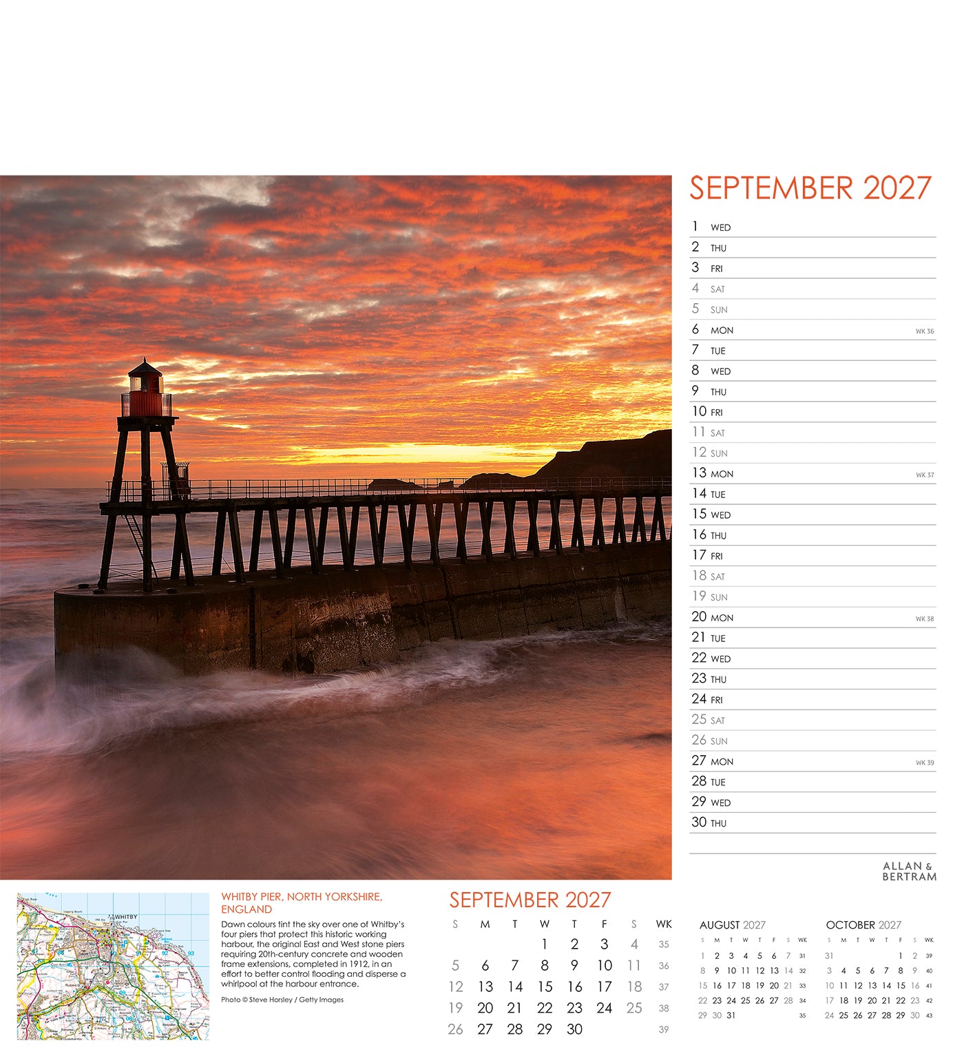 Coastal Path Wall Calendar