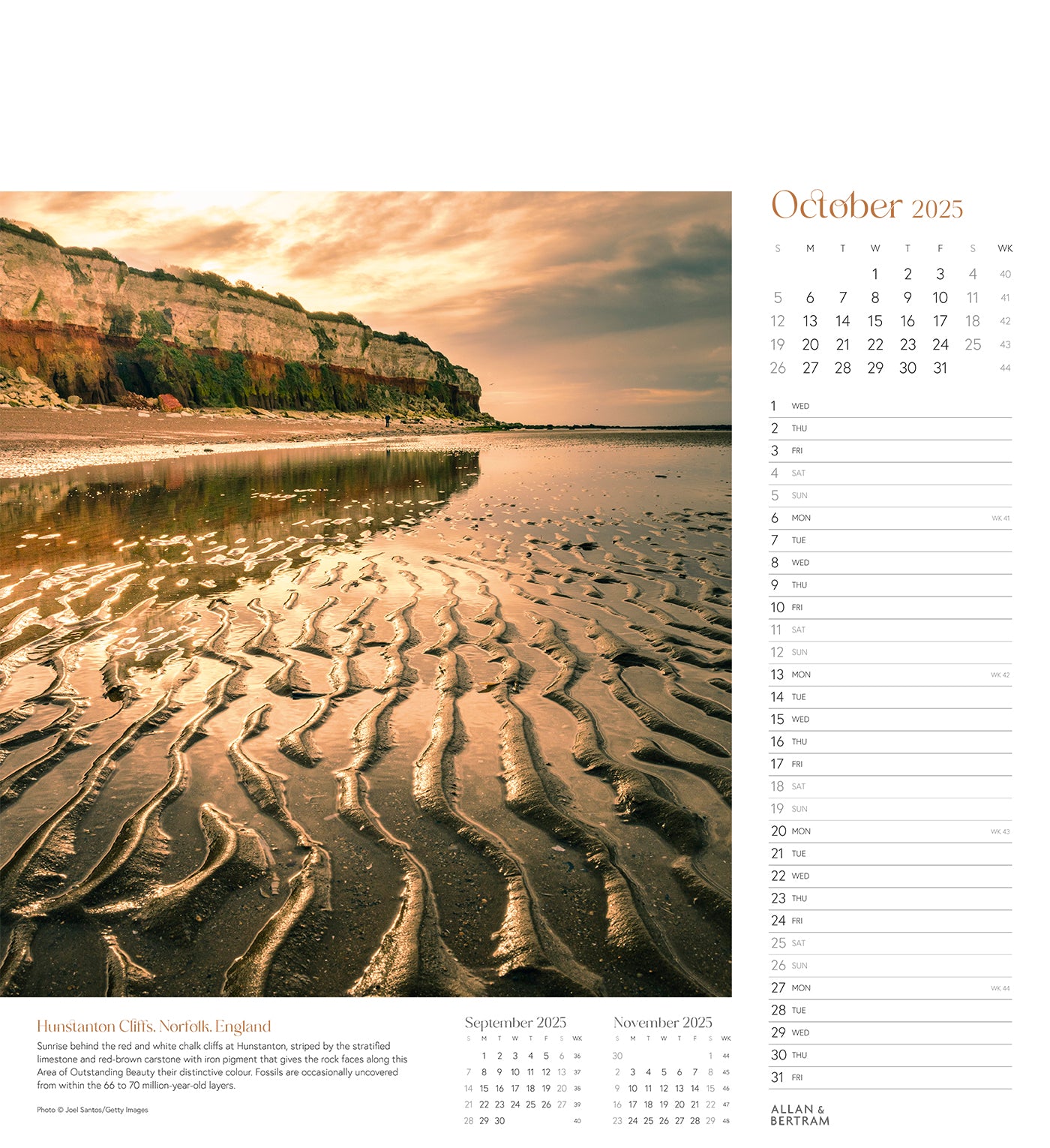 Coastal Path Wall Calendar