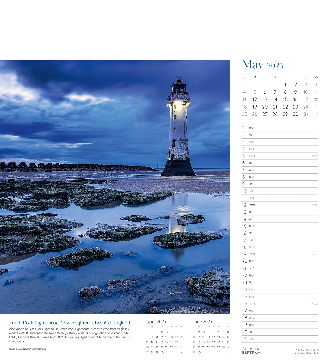 Coastal Path Wall Calendar