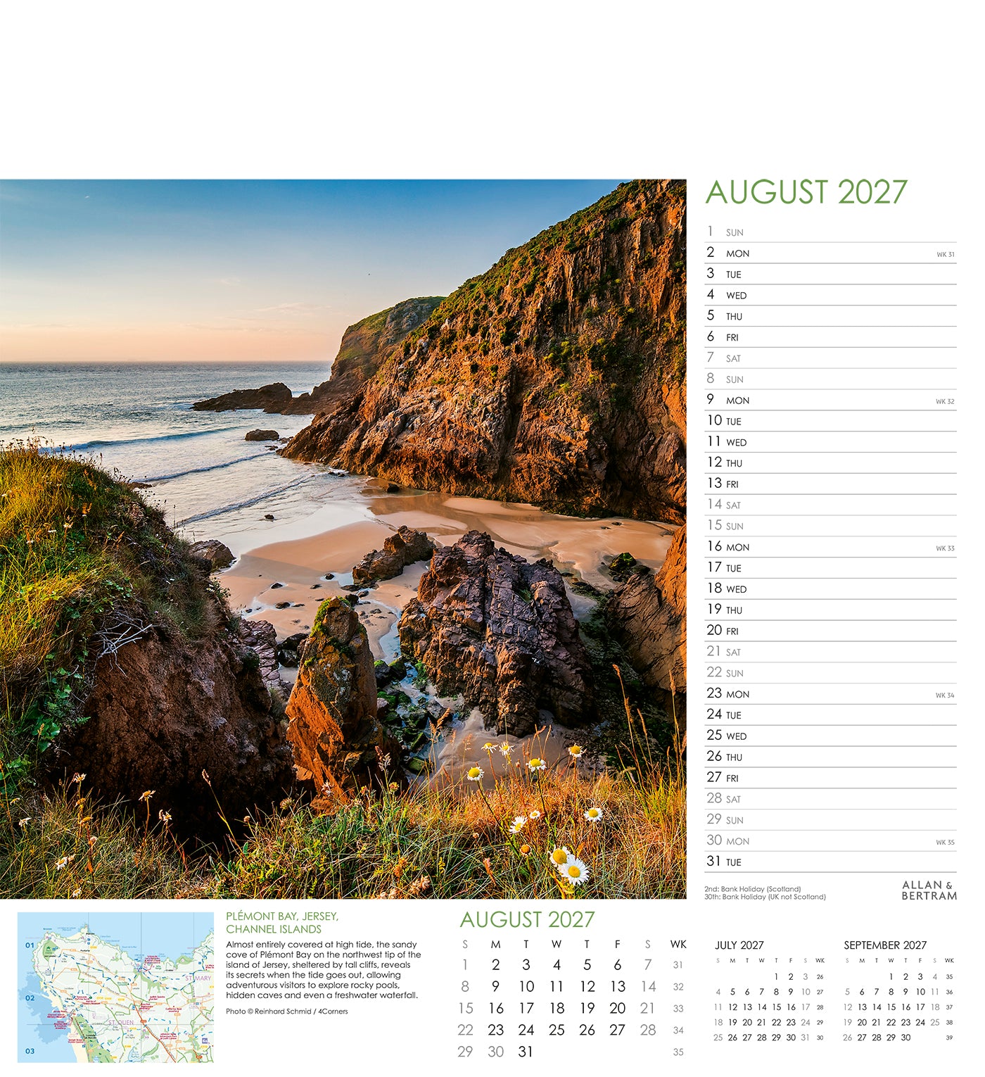 Coastal Path Wall Calendar