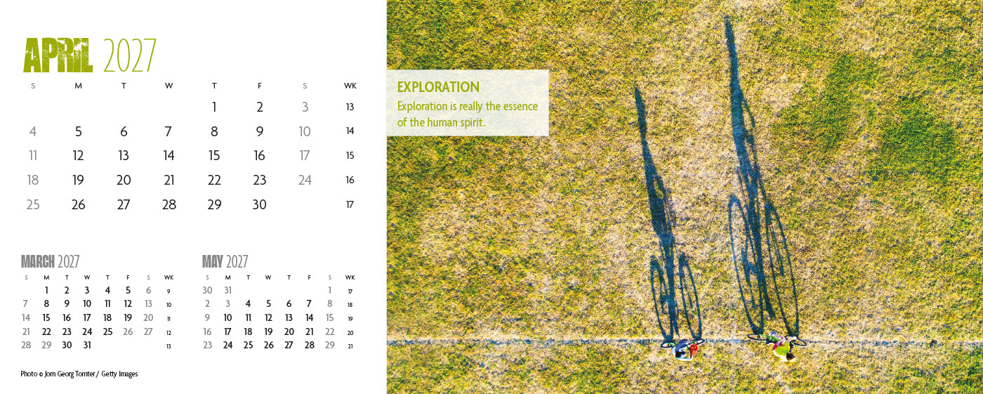 Earth Live Desk Calendar