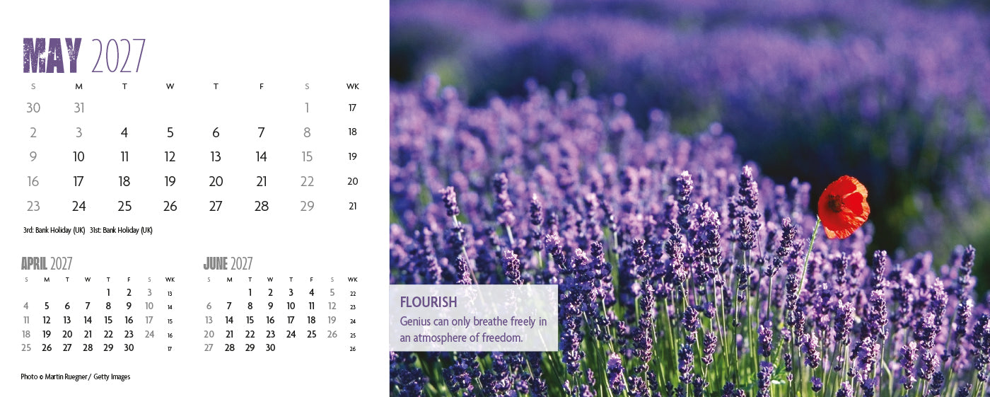 Earth Live Desk Calendar