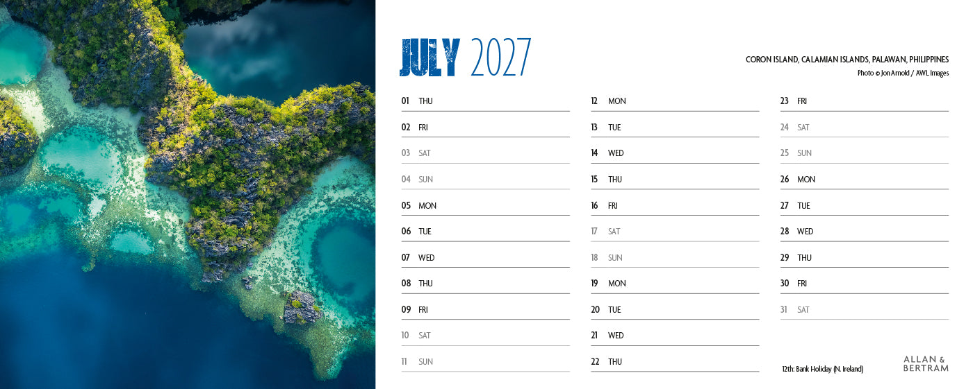 Earth Live Desk Calendar