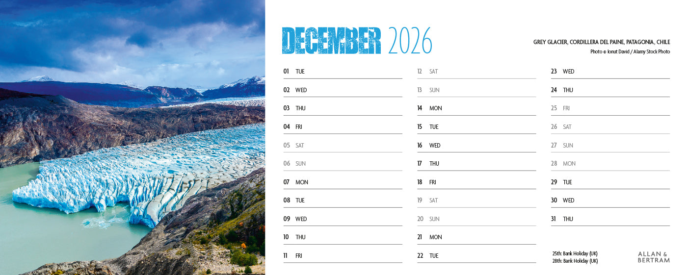 Earth Live Desk Calendar
