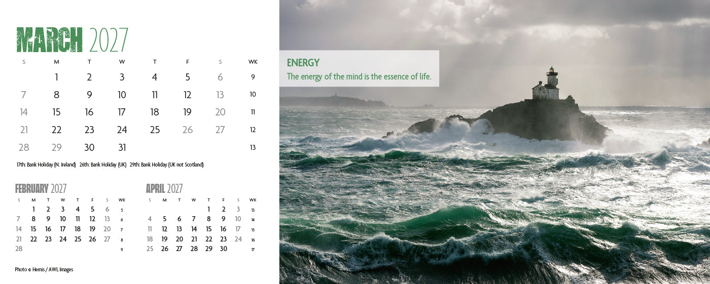 Earth Live Desk Calendar