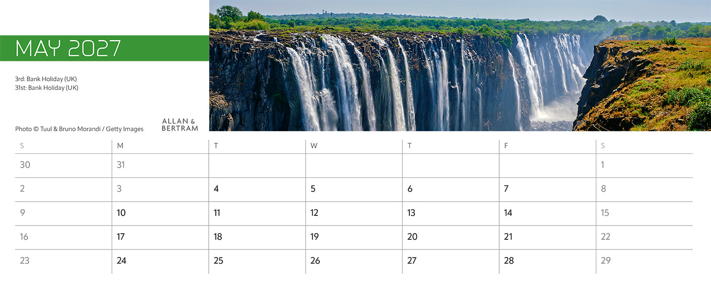 Explorer Desk Calendar