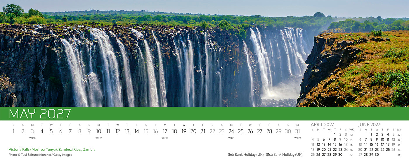 Explorer Desk Calendar