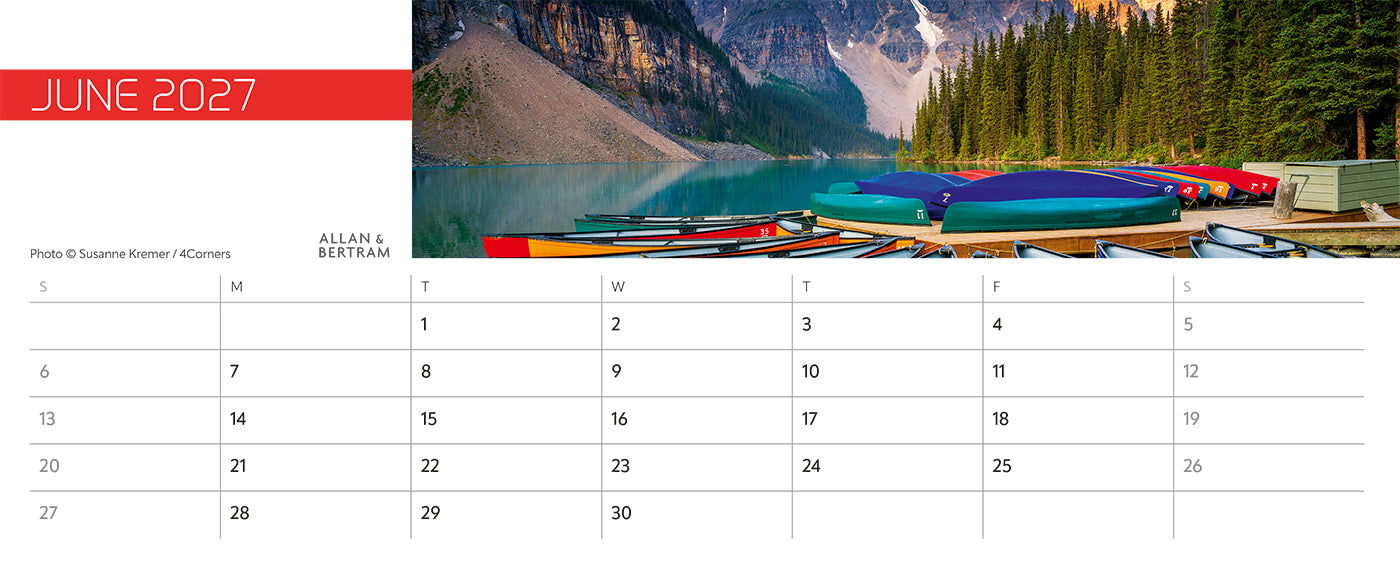 Explorer Desk Calendar