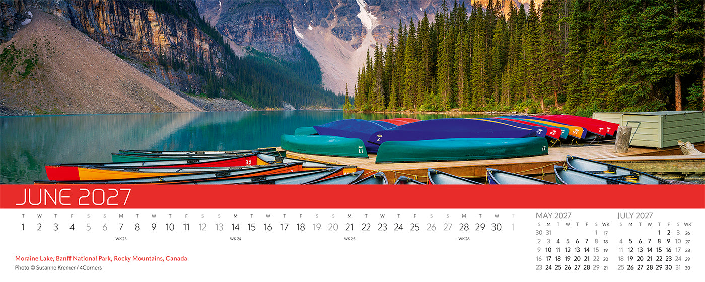 Explorer Desk Calendar