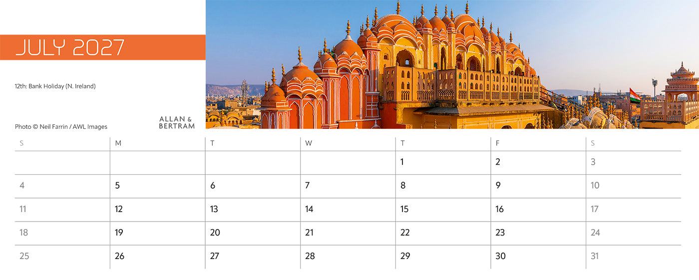 Explorer Desk Calendar