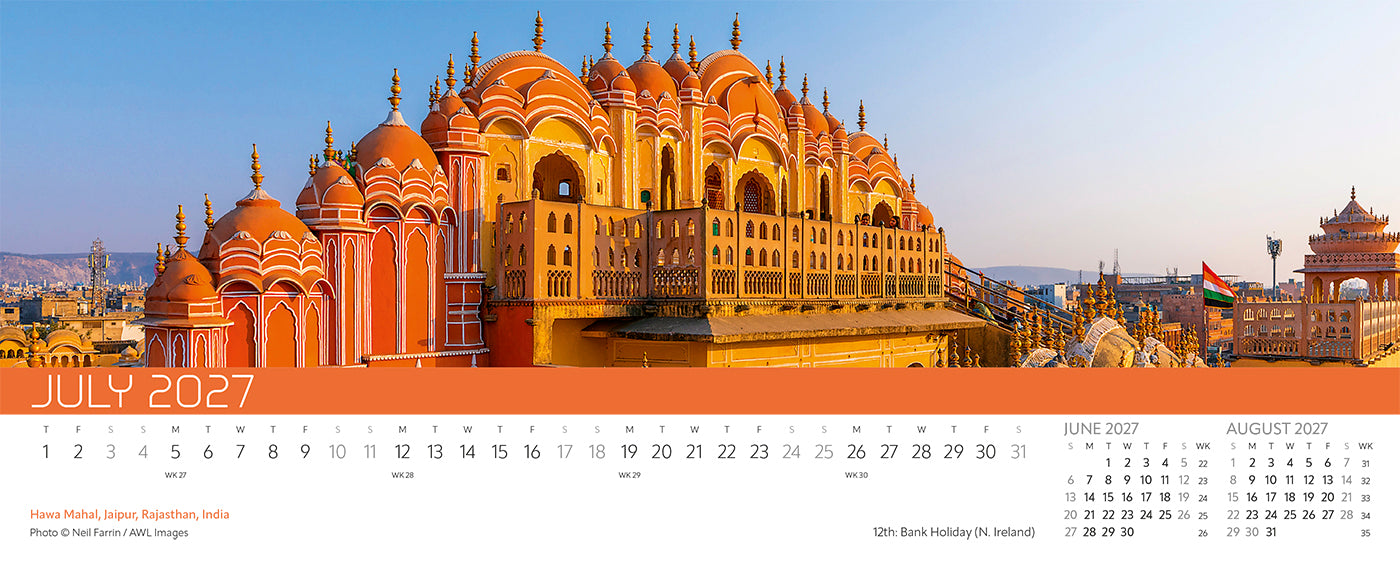 Explorer Desk Calendar