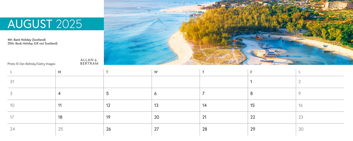 Explorer Desk Calendar