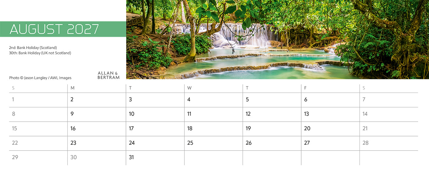 Explorer Desk Calendar