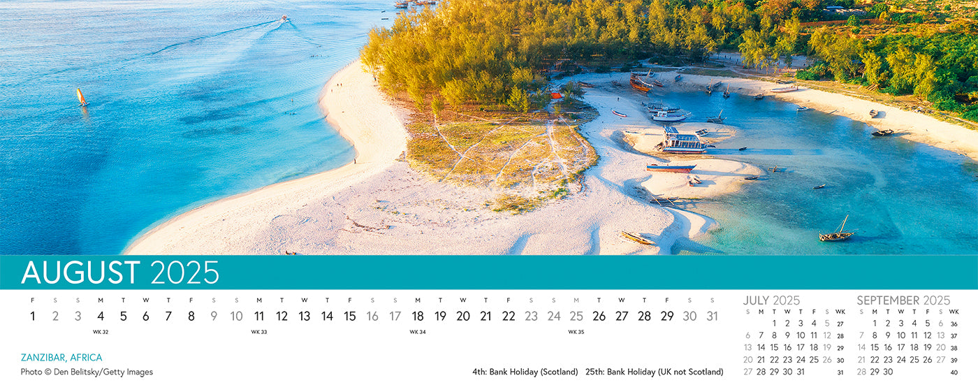 Explorer Desk Calendar