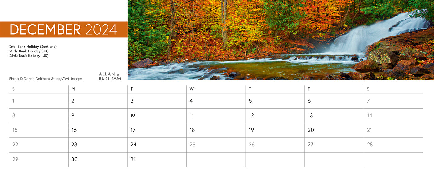 Explorer Desk Calendar