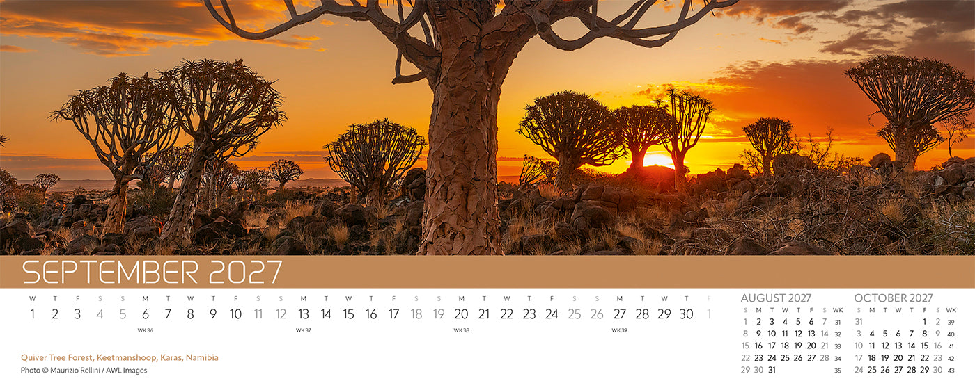 Explorer Desk Calendar