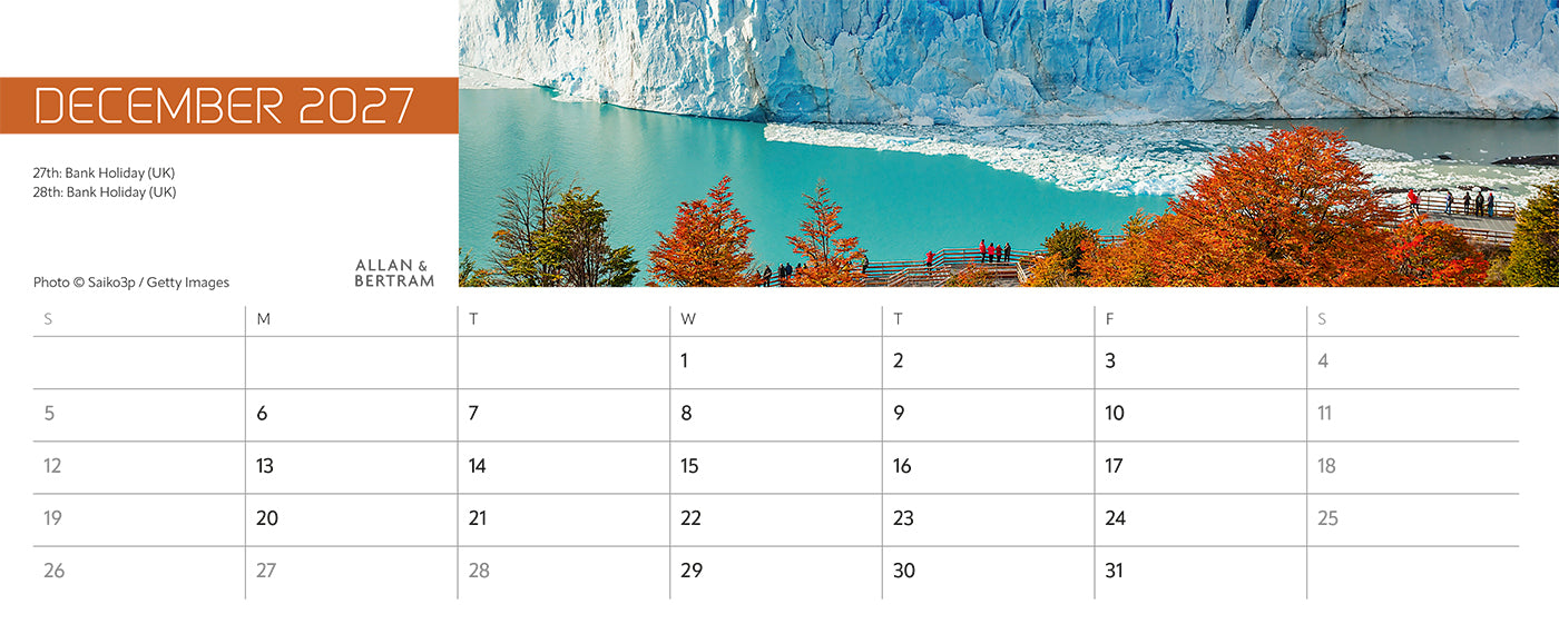 Explorer Desk Calendar