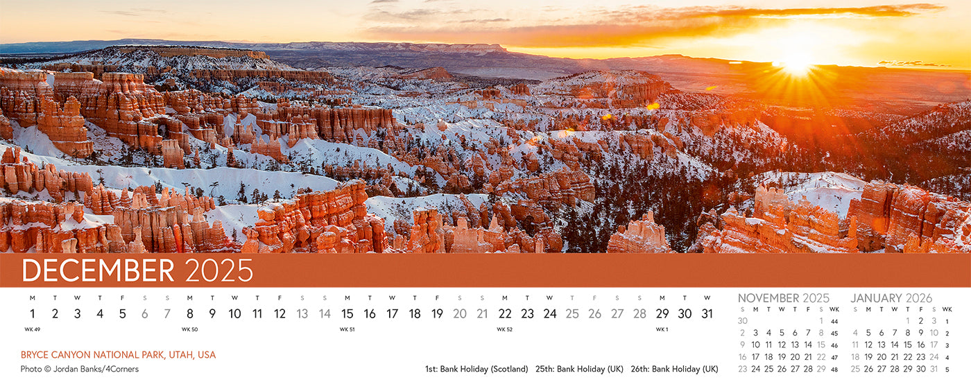 Explorer Desk Calendar