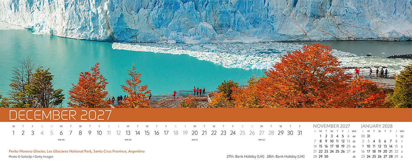 Explorer Desk Calendar