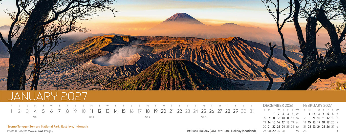 Explorer Desk Calendar