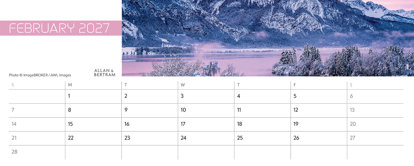 Explorer Desk Calendar