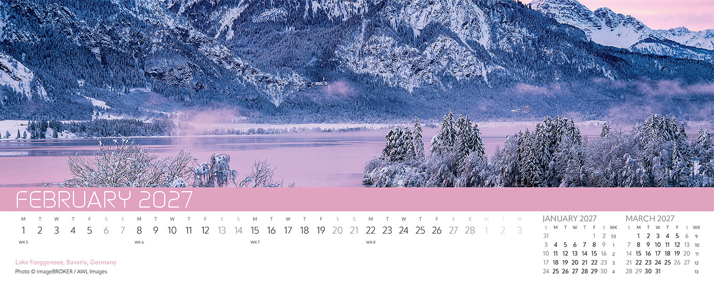 Explorer Desk Calendar