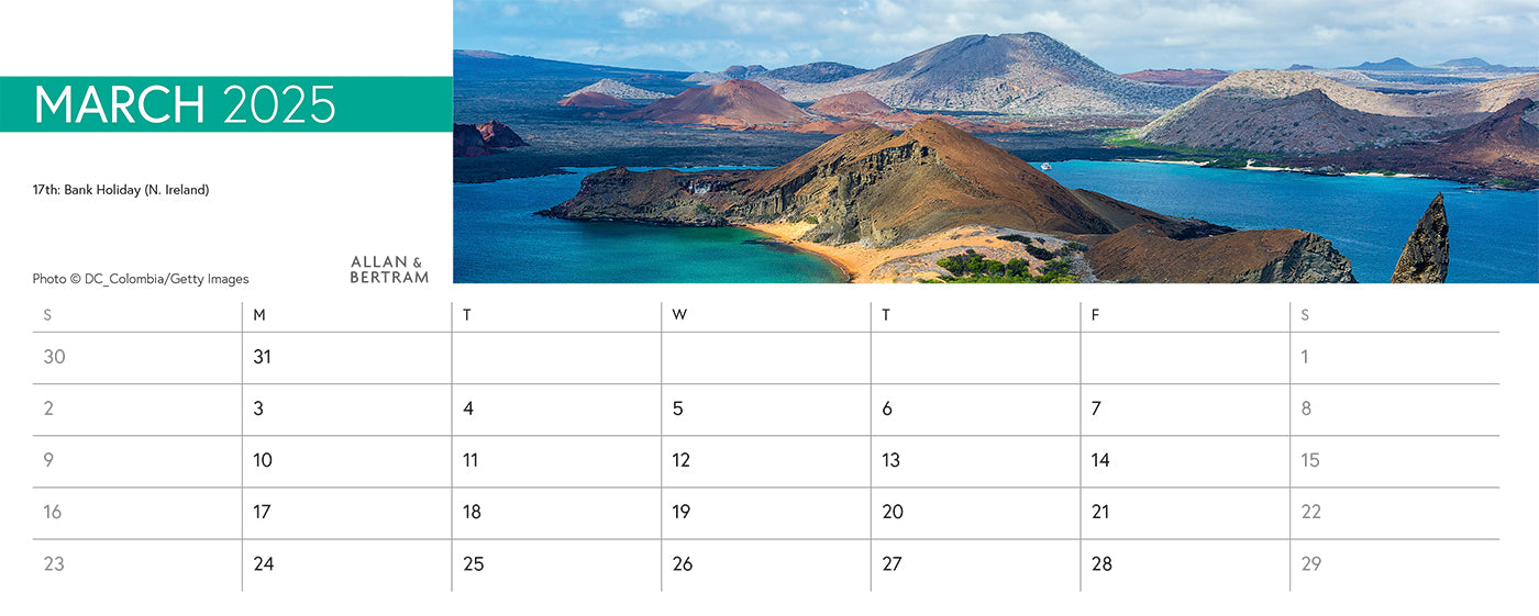 Explorer Desk Calendar