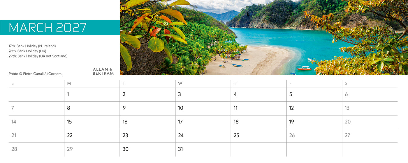 Explorer Desk Calendar
