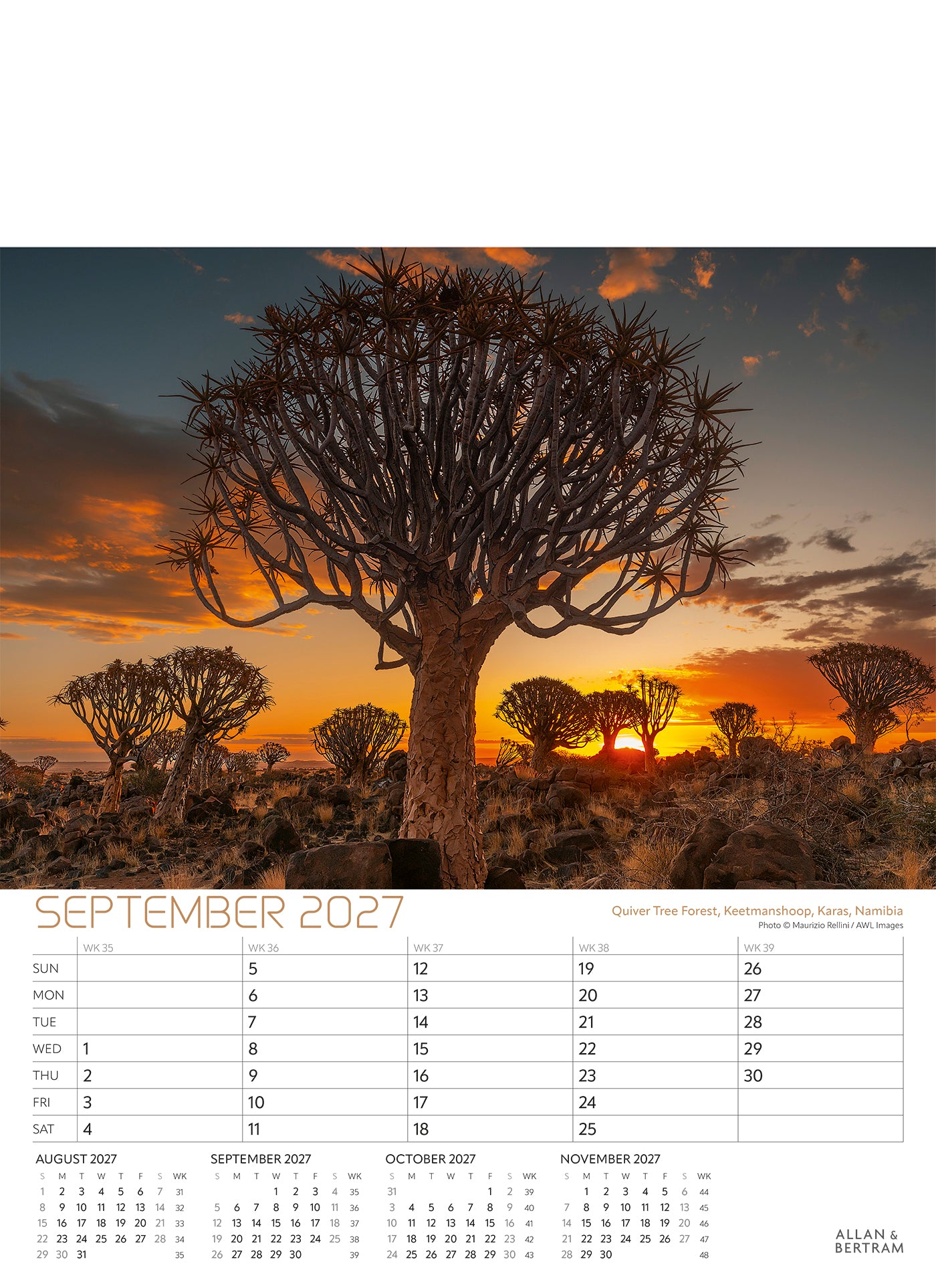 Explorer Junior Wall Calendar