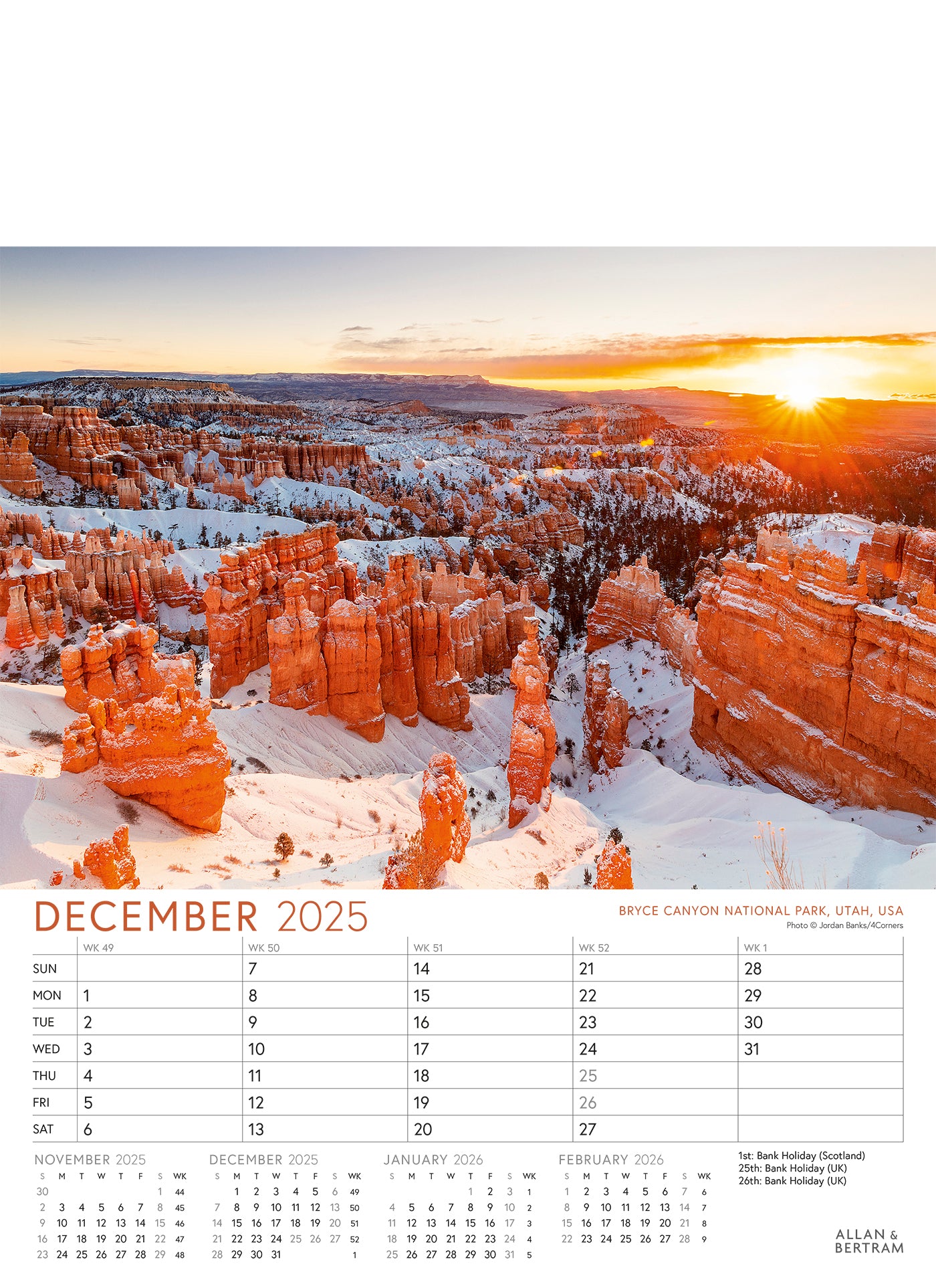 Explorer Junior Wall Calendar