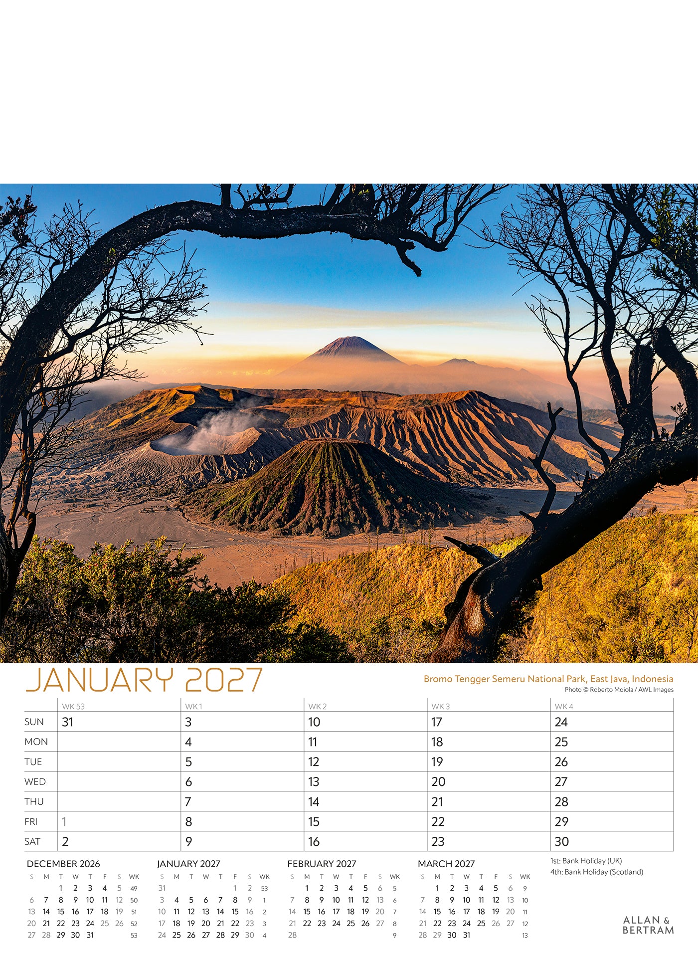 Explorer Junior Wall Calendar