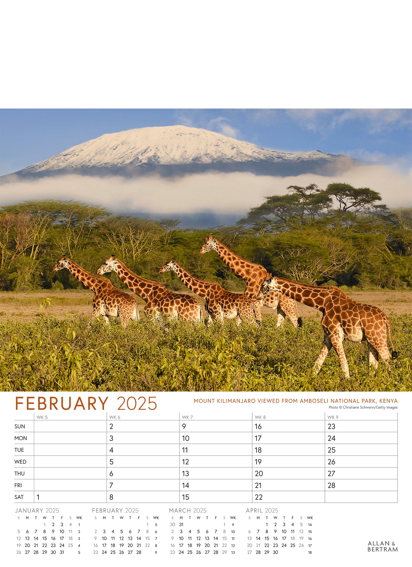 Explorer Junior Wall Calendar