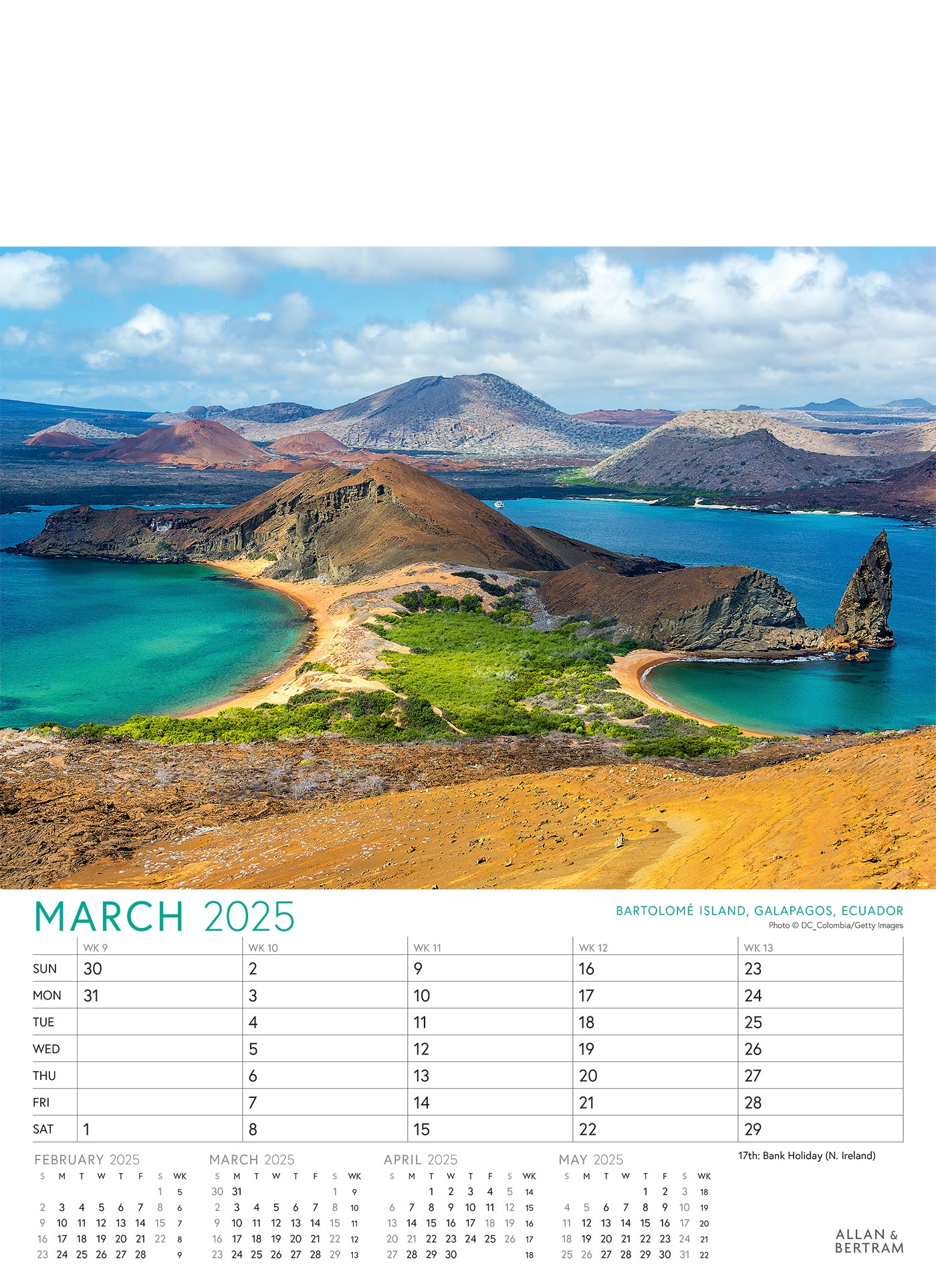 Explorer Junior Wall Calendar