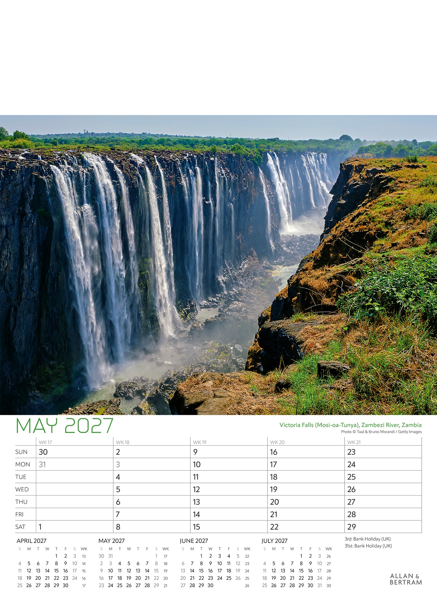 Explorer Junior Wall Calendar