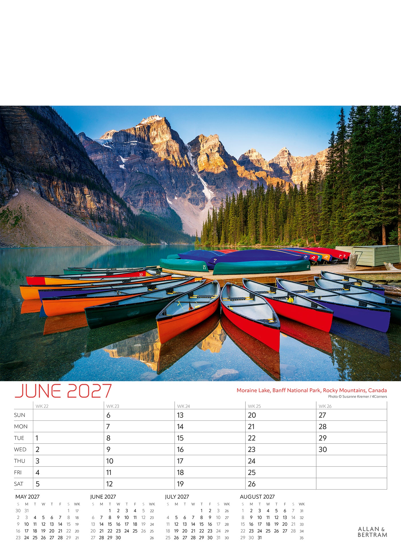 Explorer Junior Wall Calendar