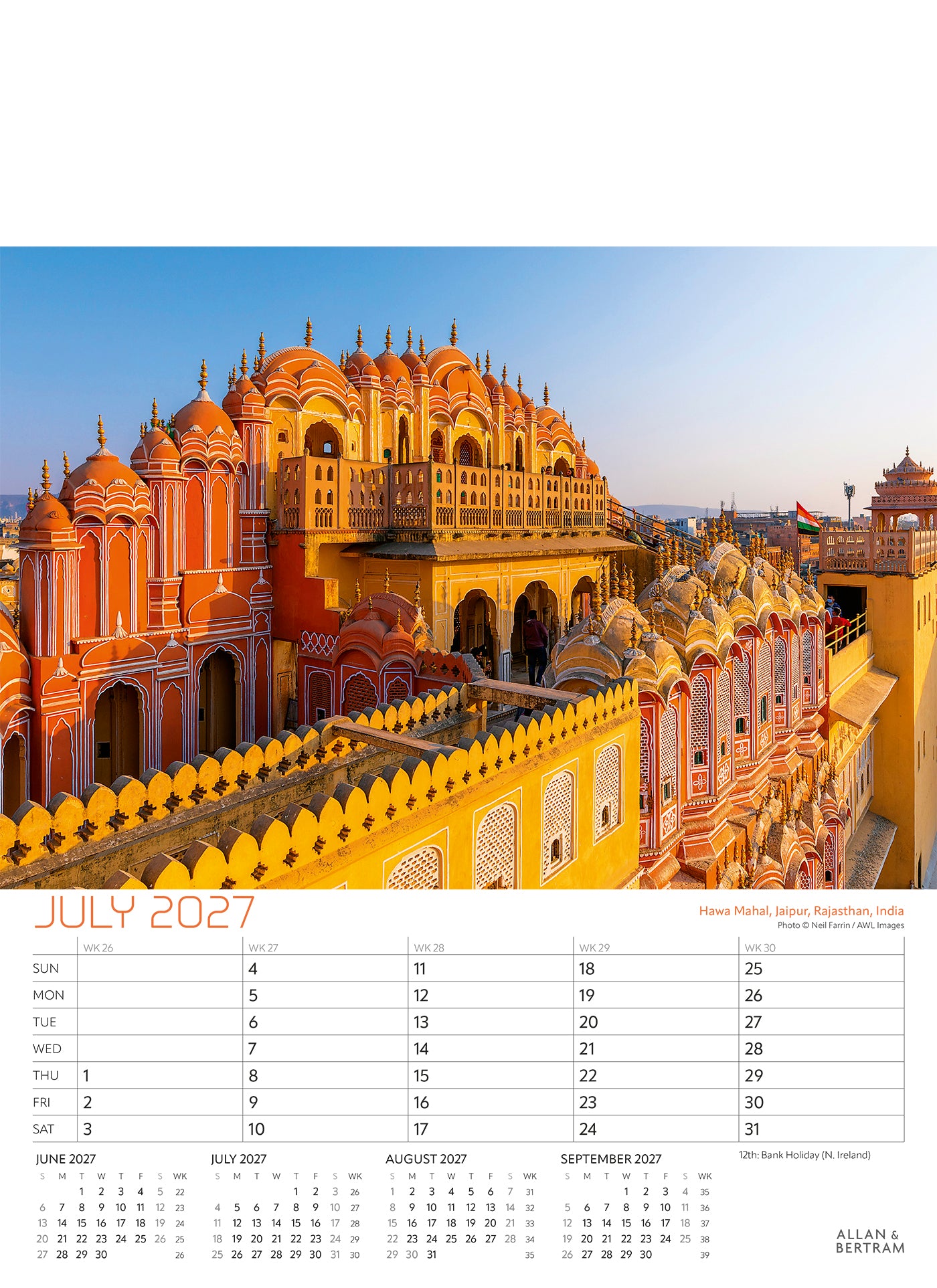 Explorer Junior Wall Calendar