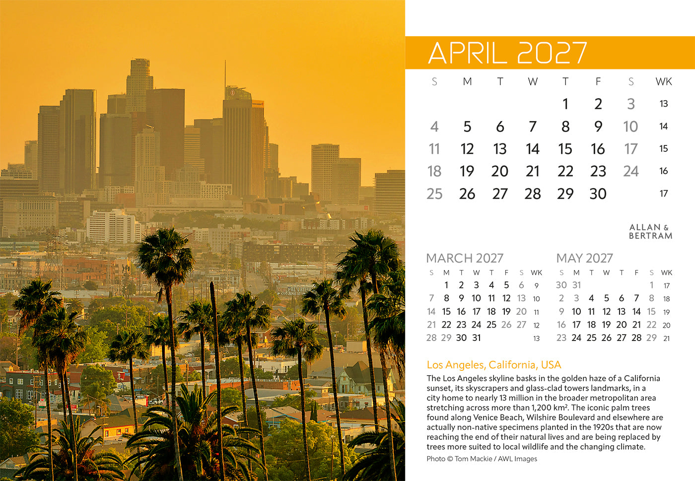 Explorer Midi Desk Calendar