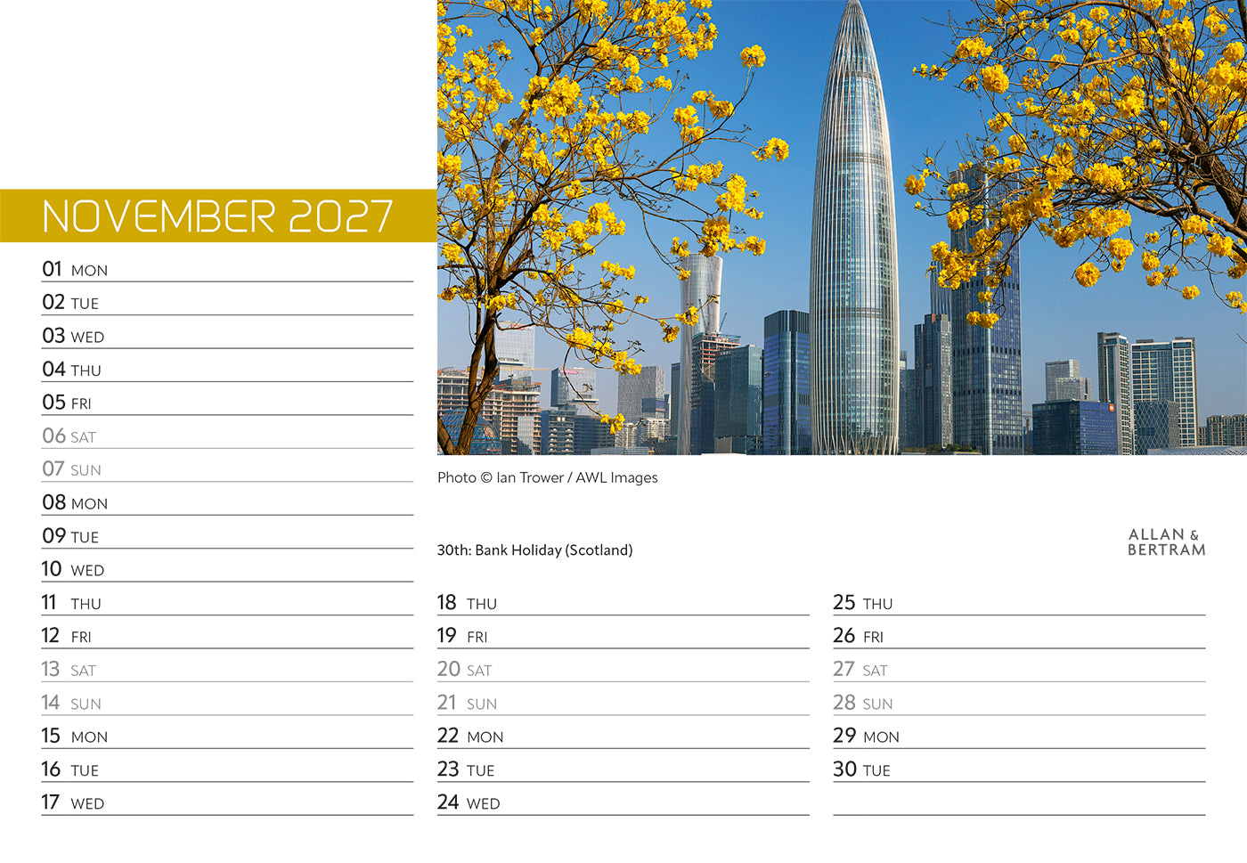 Explorer Midi Desk Calendar