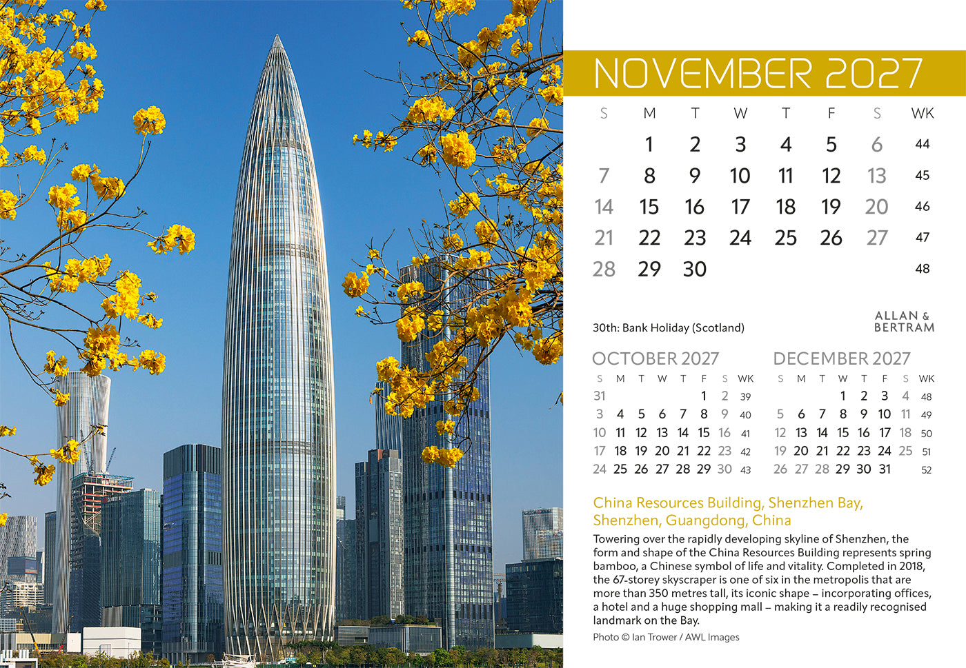Explorer Midi Desk Calendar