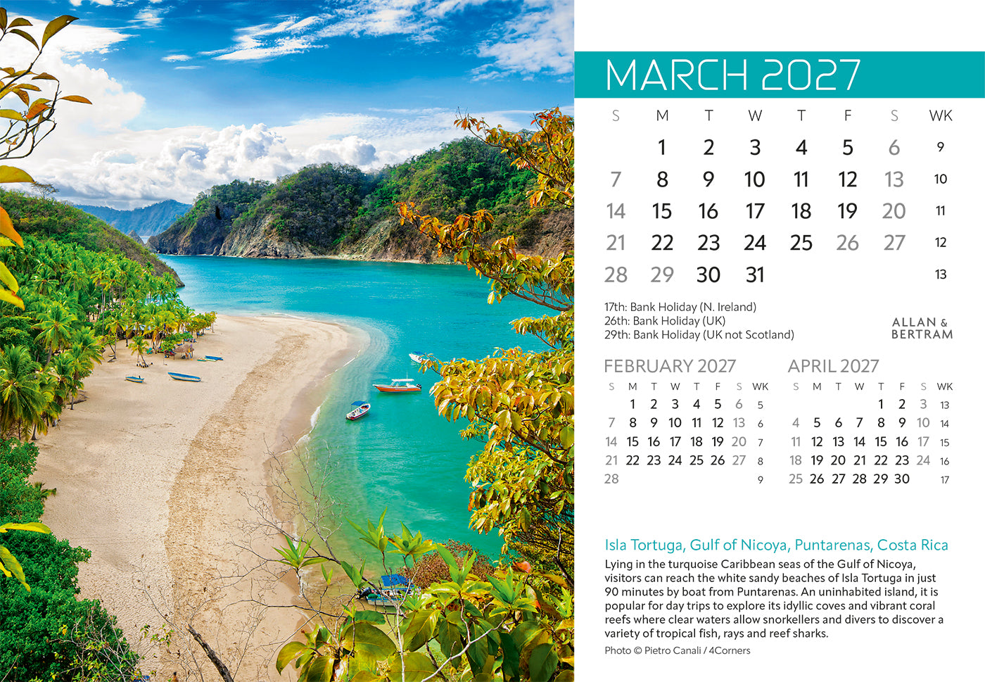 Explorer Midi Desk Calendar