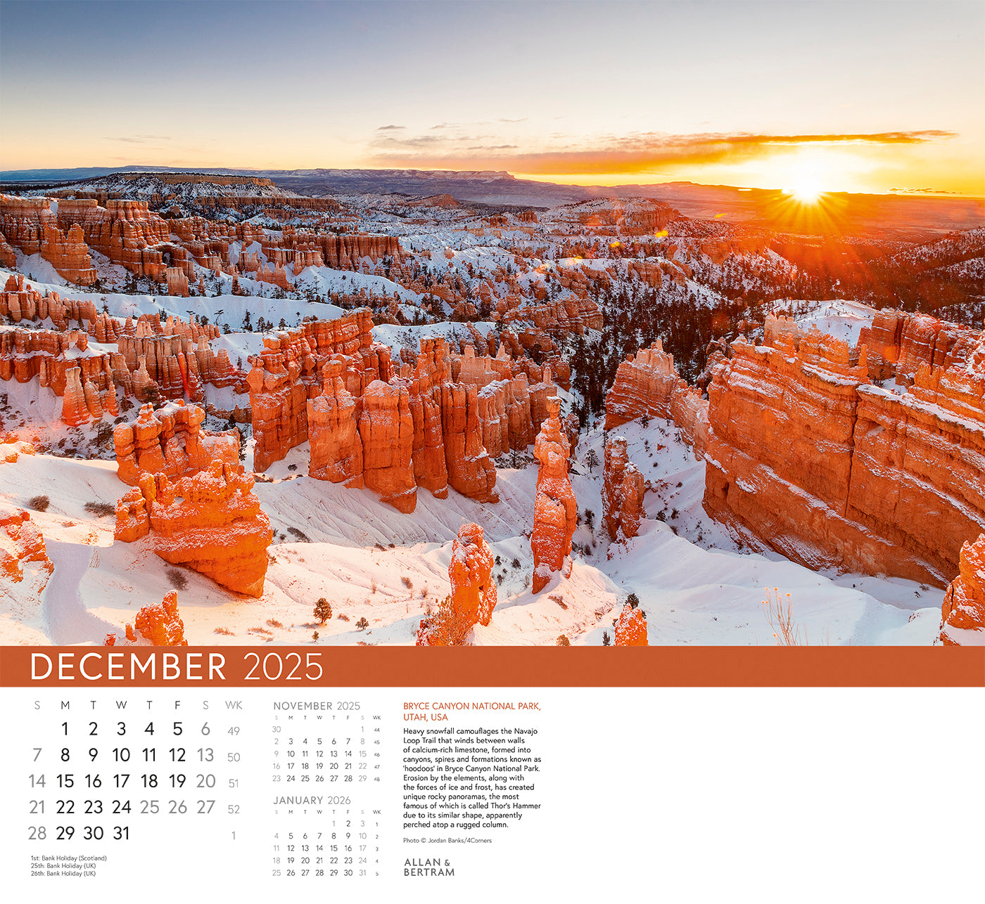 Explorer Wall Calendar