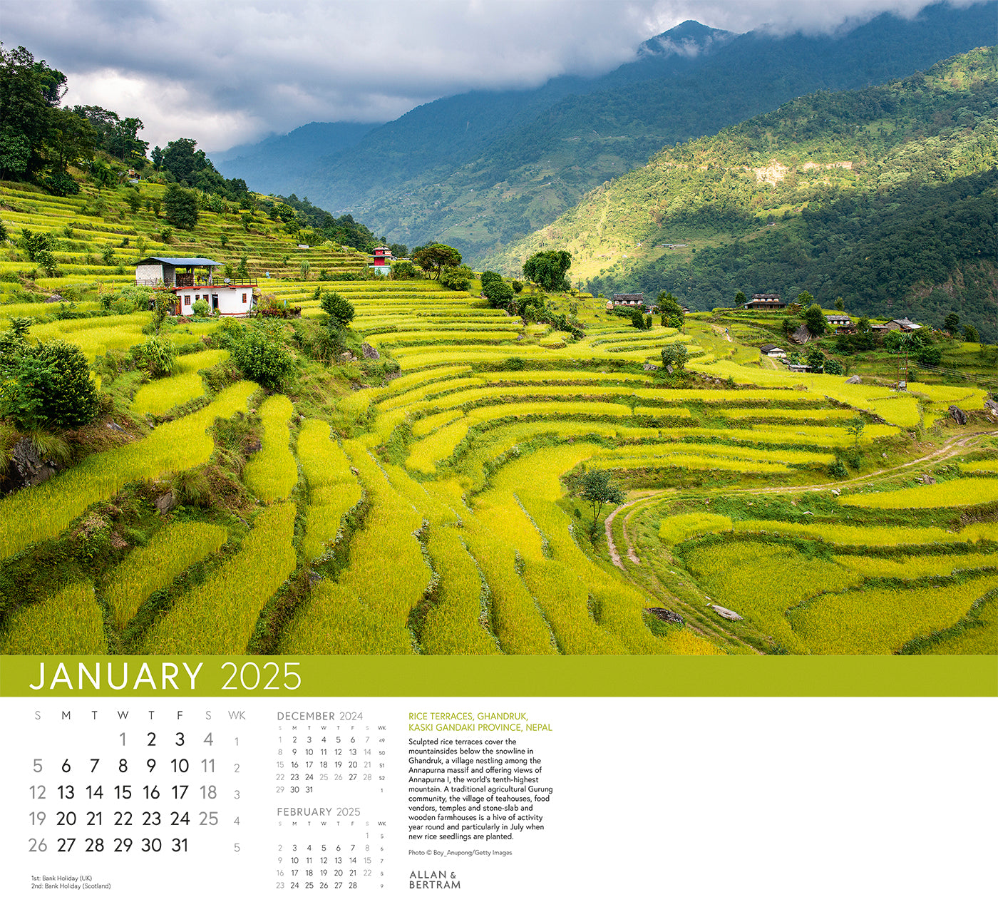 Explorer Wall Calendar