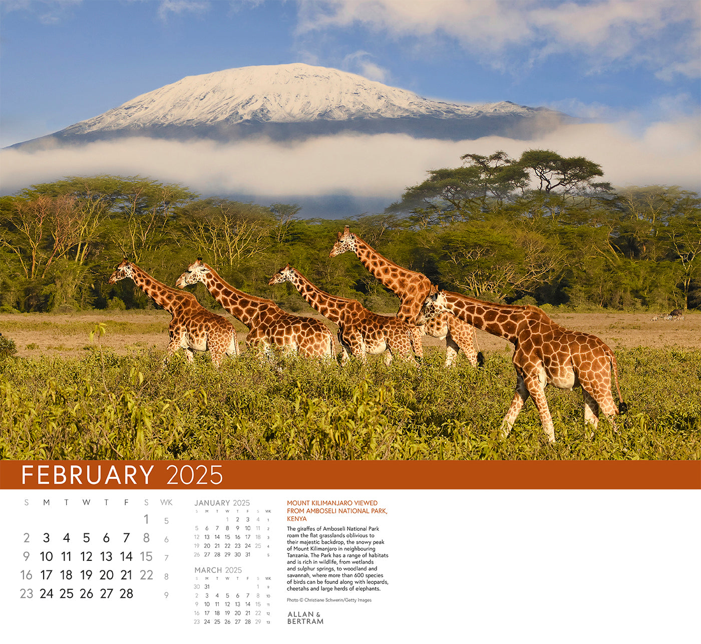 Explorer Wall Calendar