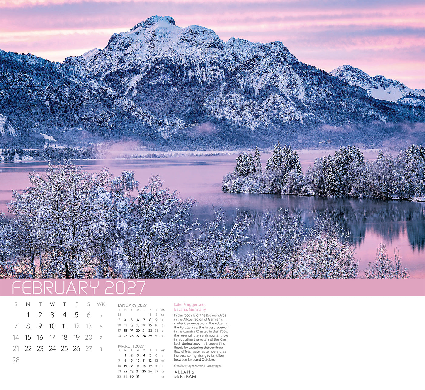 Explorer Wall Calendar