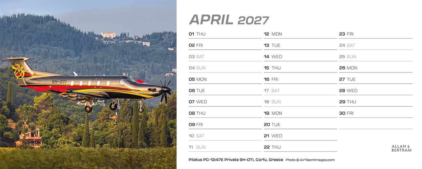 Flightpath Desk Calendar