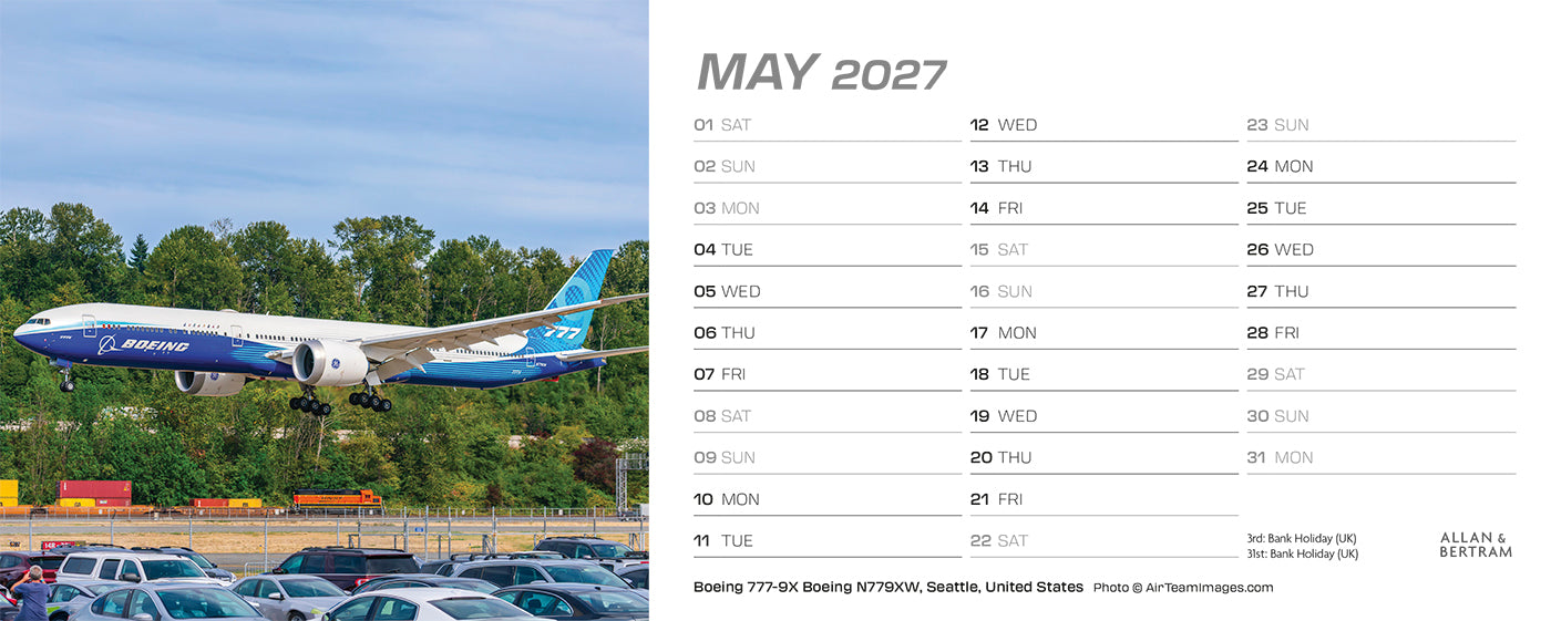 Flightpath Desk Calendar