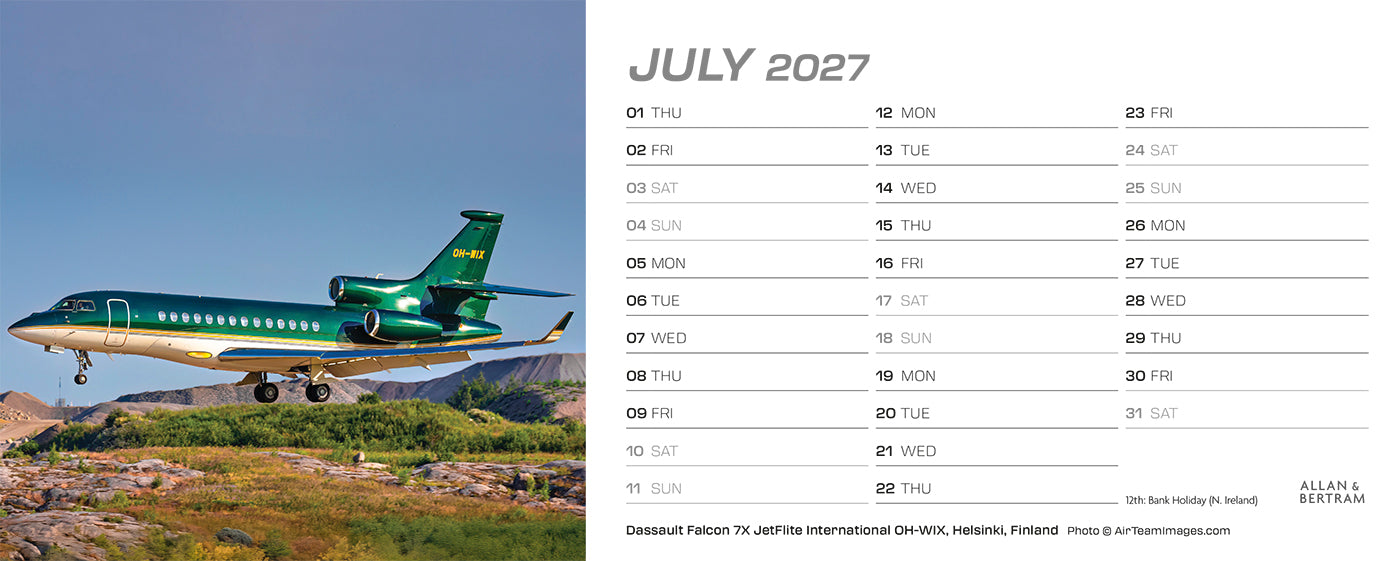 Flightpath Desk Calendar