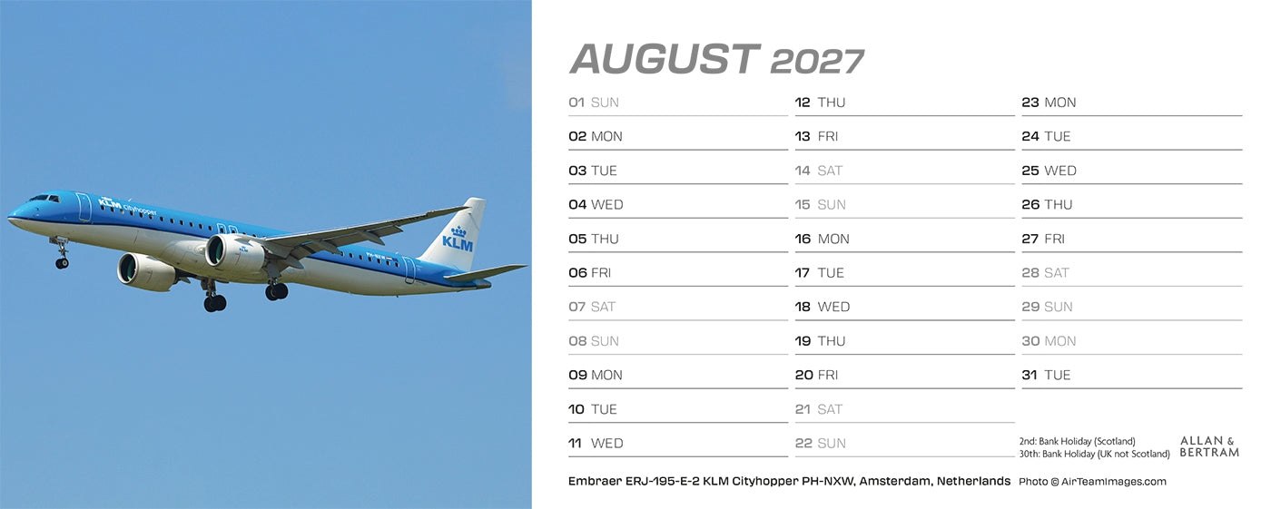 Flightpath Desk Calendar