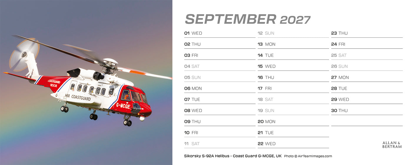 Flightpath Desk Calendar
