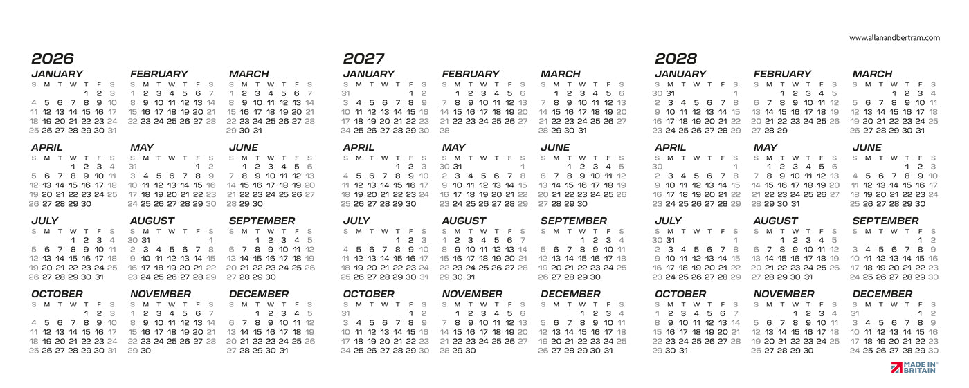 Flightpath Desk Calendar